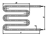 Воздушный ТЭН - конфигурация 7
