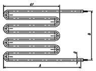 Воздушный ТЭН - конфигурация 9